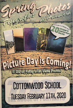 Picture Day Flyer February 11th